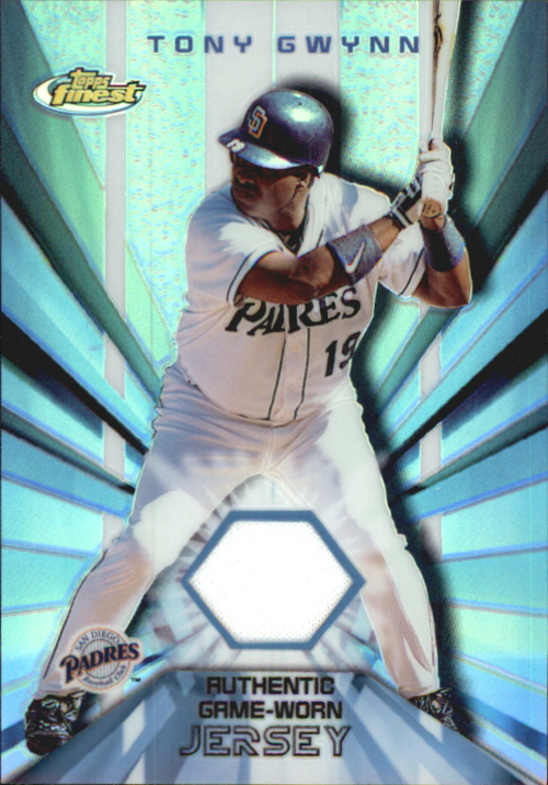 2002 Finest Jersey Relics #FJRTG Tony Gwynn