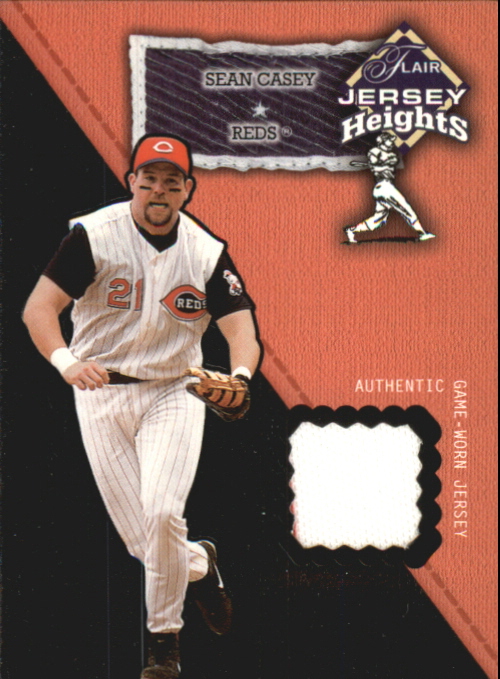 2002 Flair Jersey Heights #5 Sean Casey