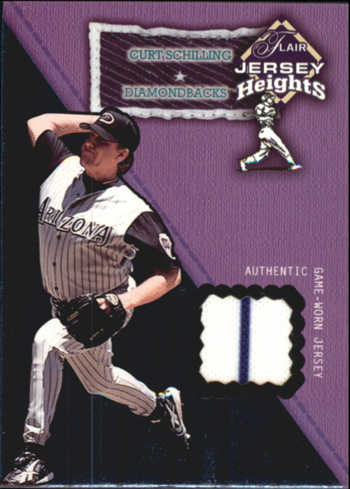 2002 Flair Jersey Heights #24 Curt Schilling *