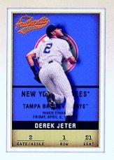 2002 Fleer Authentix #1 Derek Jeter