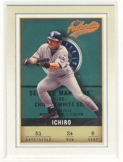 2002 Fleer Authentix #24 Ichiro Suzuki