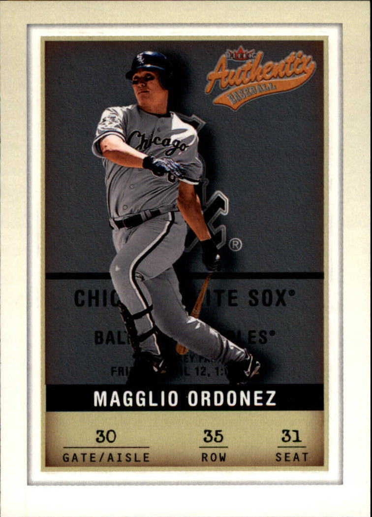 2002 Fleer Authentix #35 Magglio Ordonez