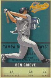 2002 Fleer Authentix #36 Ben Grieve