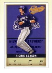 2002 Fleer Authentix #37 Richie Sexson