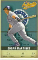 2002 Fleer Authentix #53 Edgar Martinez