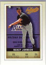 2002 Fleer Authentix #55 Randy Johnson