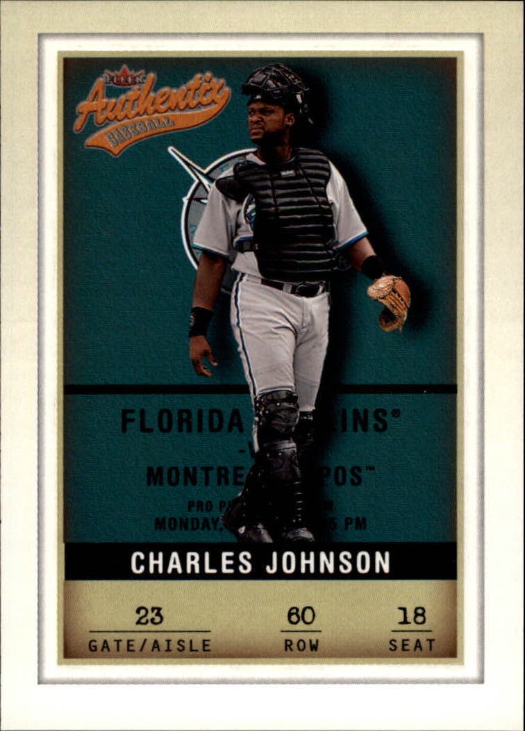 2002 Fleer Authentix #60 Charles Johnson