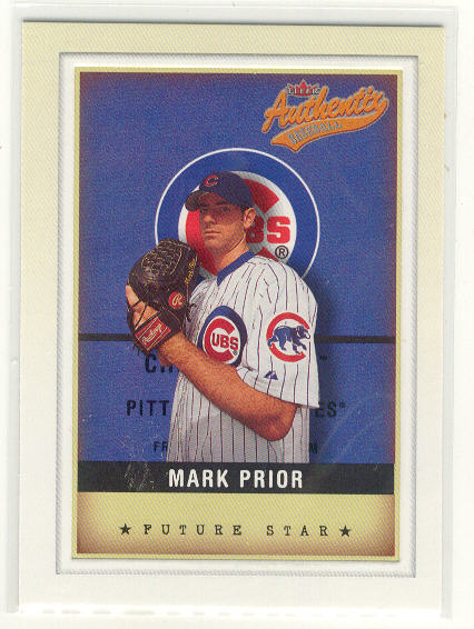 2002 Fleer Authentix #146 Mark Prior FS