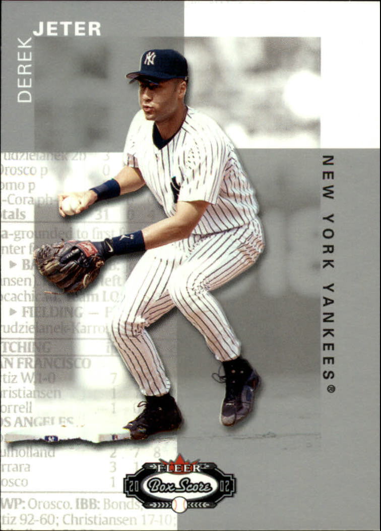 2002 Fleer Box Score #1 Derek Jeter