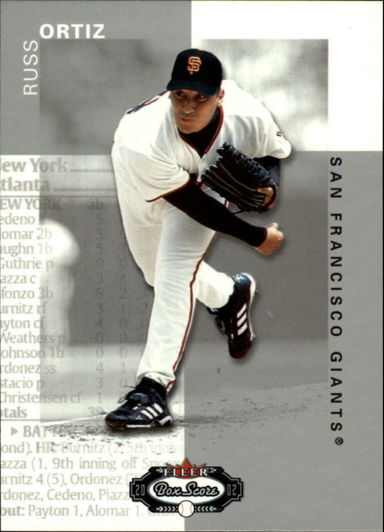 2002 Fleer Box Score #20 Russ Ortiz