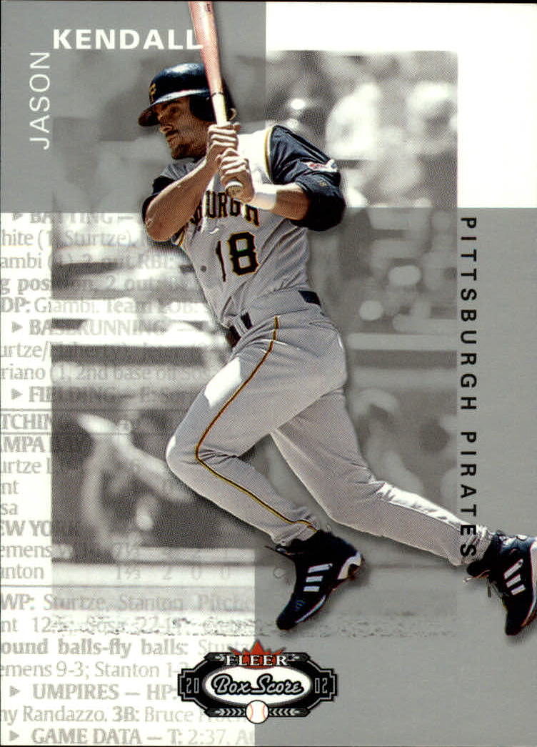 2002 Fleer Box Score #21 Jason Kendall