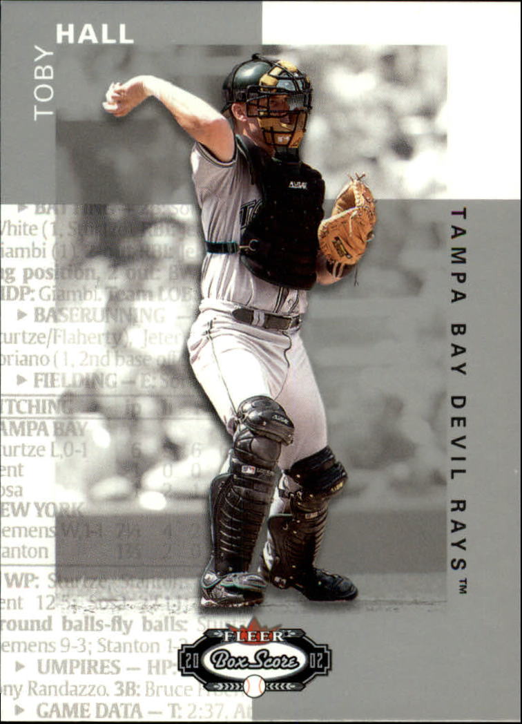 2002 Fleer Box Score #25 Toby Hall