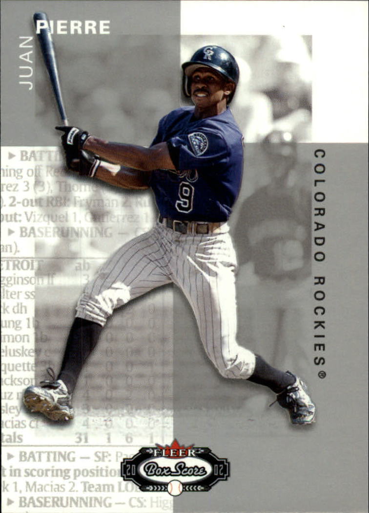 2002 Fleer Box Score #27 Juan Pierre