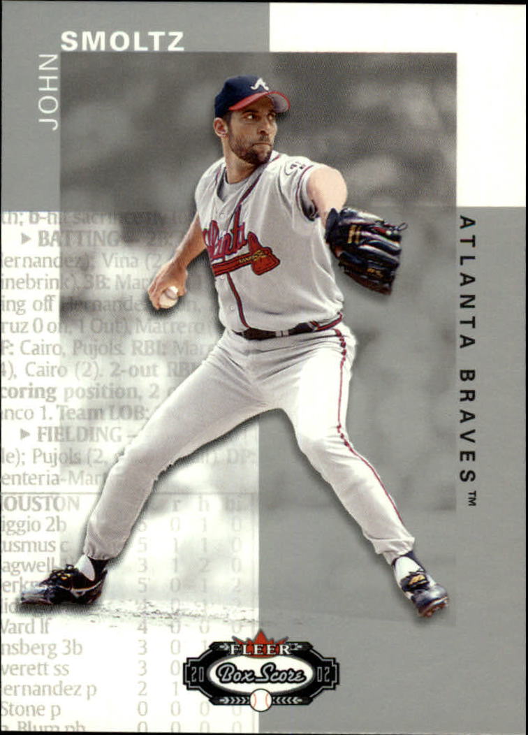 2002 Fleer Box Score #30 John Smoltz