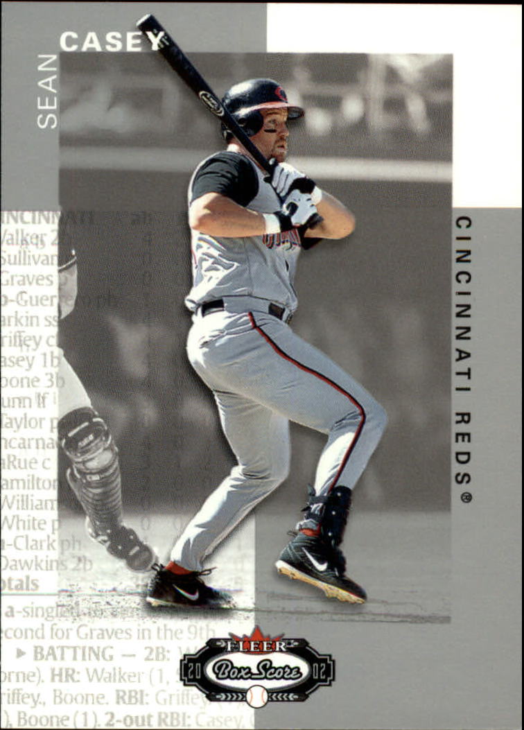 2002 Fleer Box Score #31 Sean Casey