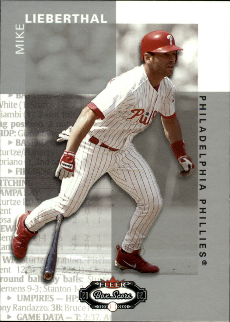 2002 Fleer Box Score #33 Mike Lieberthal