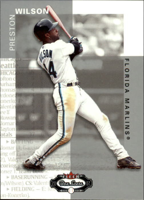 2002 Fleer Box Score #42 Preston Wilson