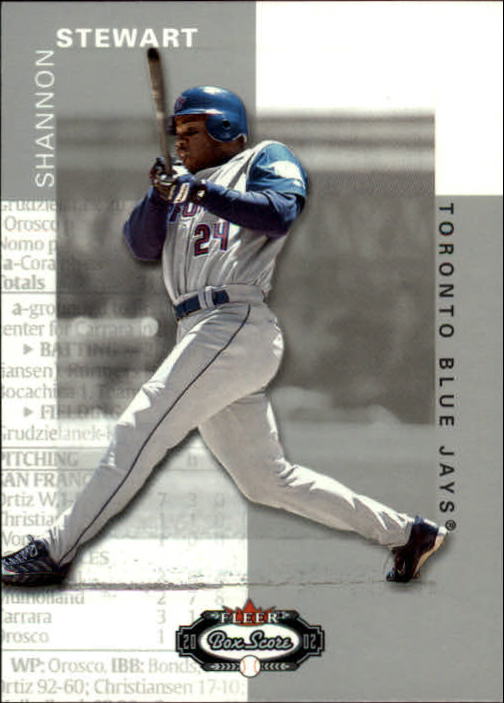 2002 Fleer Box Score #52 Shannon Stewart