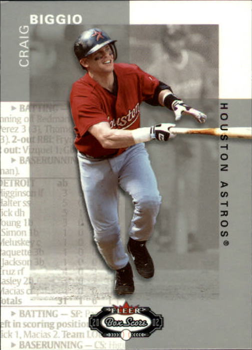 2002 Fleer Box Score #55 Craig Biggio
