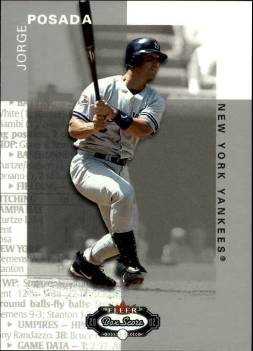2002 Fleer Box Score #62 Jorge Posada