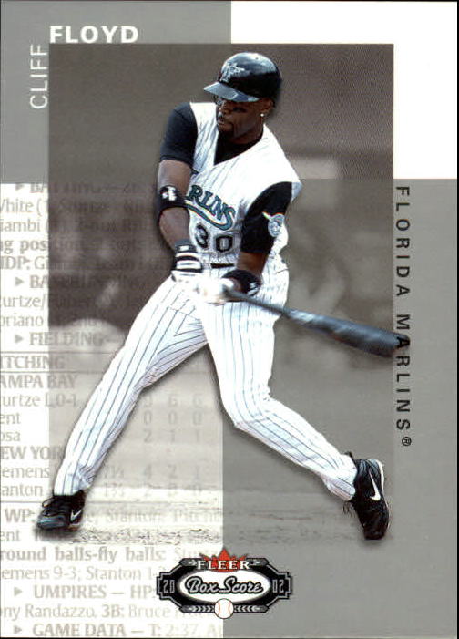 2002 Fleer Box Score #66 Cliff Floyd