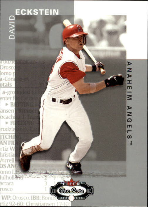 2002 Fleer Box Score #74 David Eckstein