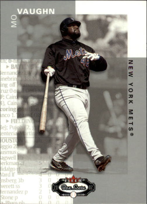 2002 Fleer Box Score #77 Mo Vaughn