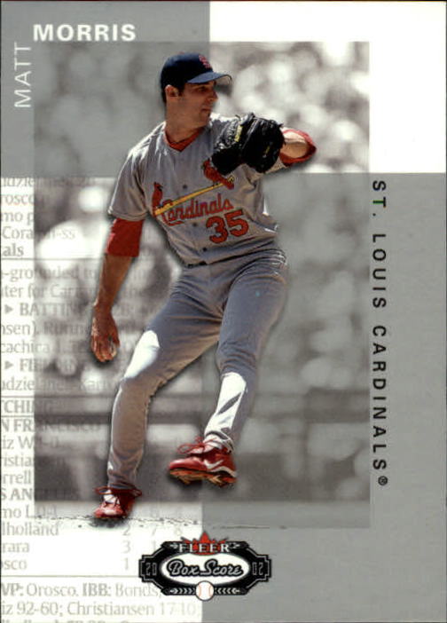 2002 Fleer Box Score #81 Matt Morris
