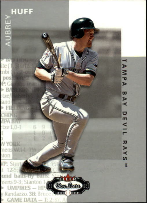 2002 Fleer Box Score #82 Aubrey Huff