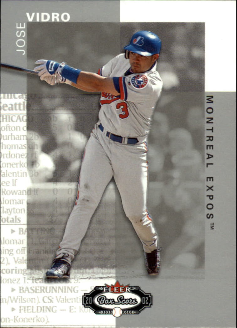 2002 Fleer Box Score #87 Jose Vidro