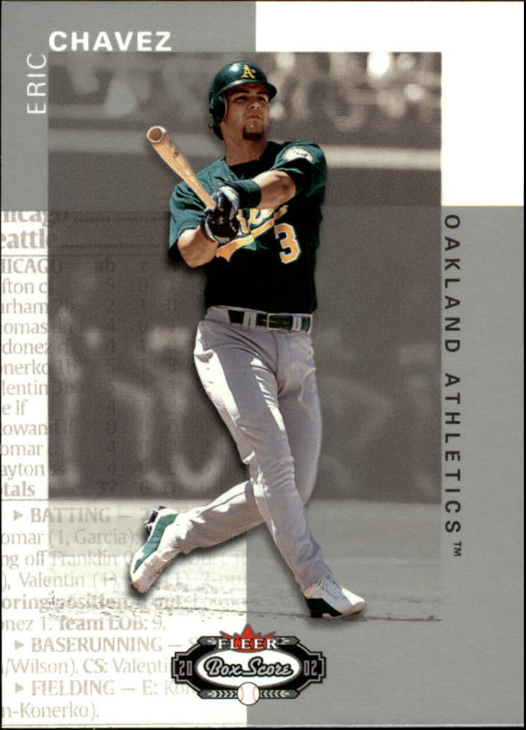 2002 Fleer Box Score #104 Eric Chavez