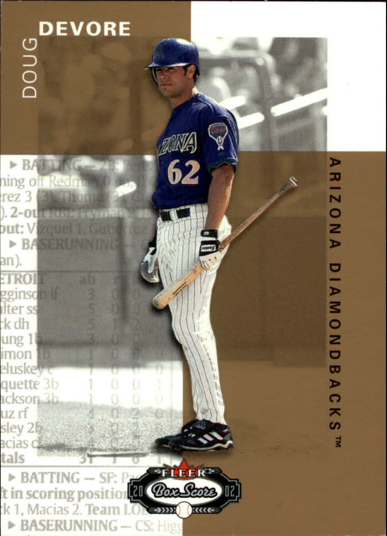 2002 Fleer Box Score #134 Doug Devore RP RC