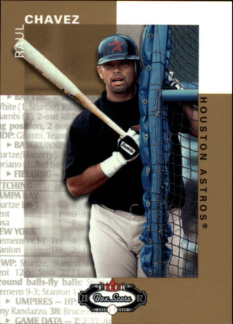 2002 Fleer Box Score #135 Raul Chavez RP RC