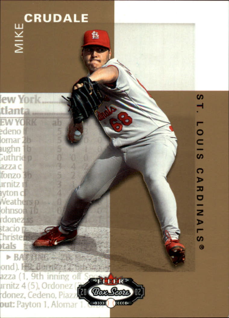 2002 Fleer Box Score #139 Mike Crudale RP RC