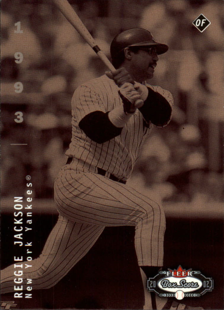 2002 Fleer Box Score #292 Reggie Jackson CT