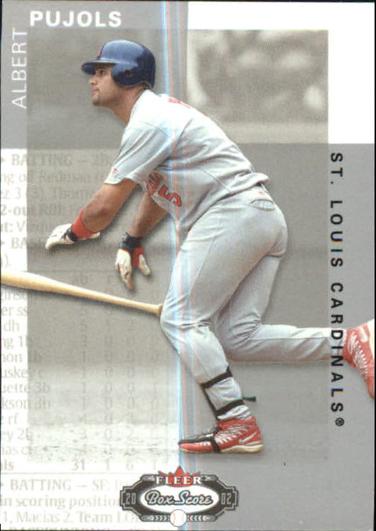2002 Fleer Box Score Classic Miniatures #79 Albert Pujols