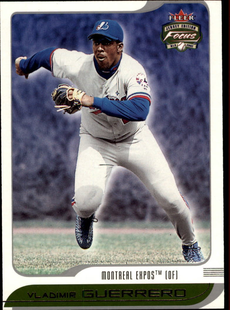 2002 Fleer Focus JE #129 Vladimir Guerrero
