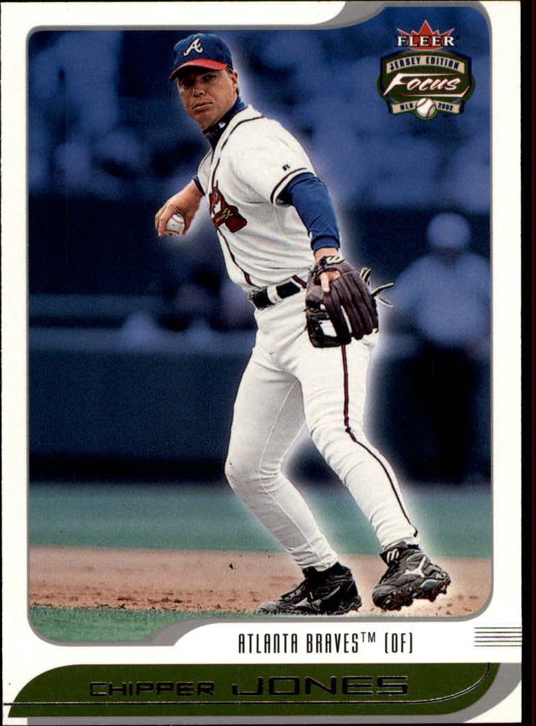2002 Fleer Focus JE #130 Chipper Jones