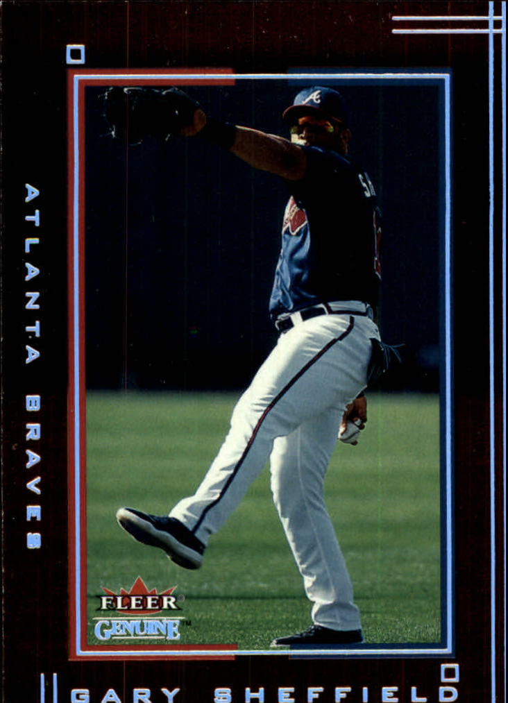 2002 Fleer Genuine #60 Gary Sheffield