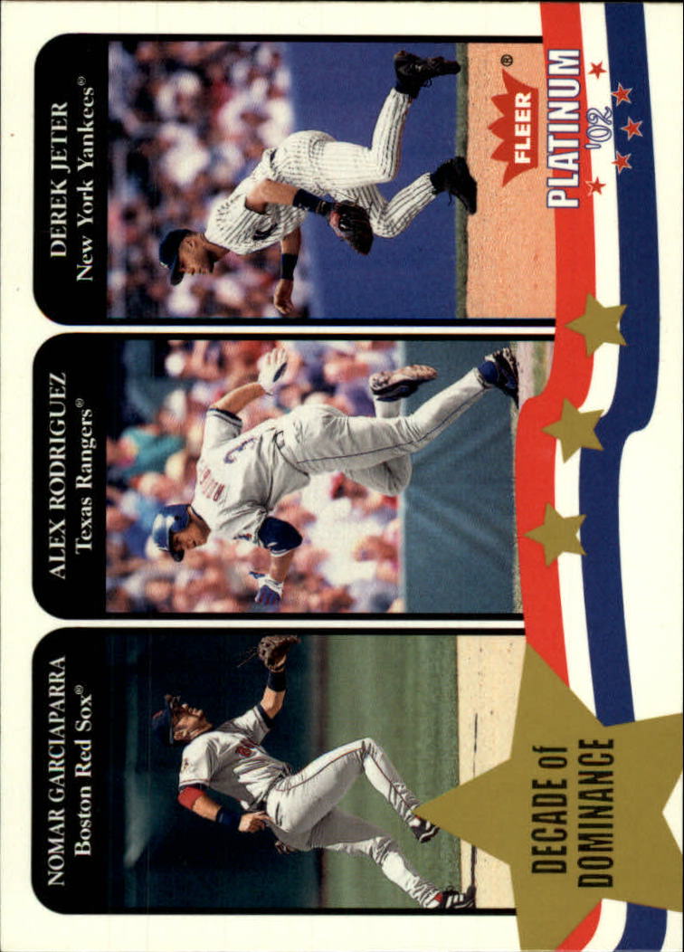 2002 Fleer Platinum #257 A.Rod/Jeter/Nomar DD