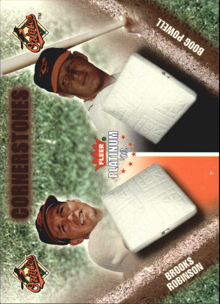 2002 Fleer Platinum Cornerstones #19 B.Robinson/B.Powell