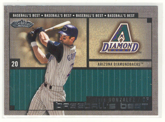 2002 Fleer Showcase Baseball's Best #13 Luis Gonzalez
