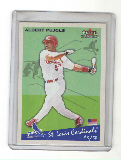 2002 Fleer Tradition #24 Albert Pujols SP