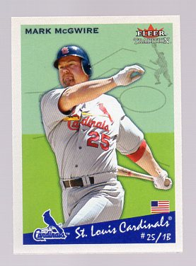 2002 Fleer Tradition #177 Mark McGwire front image