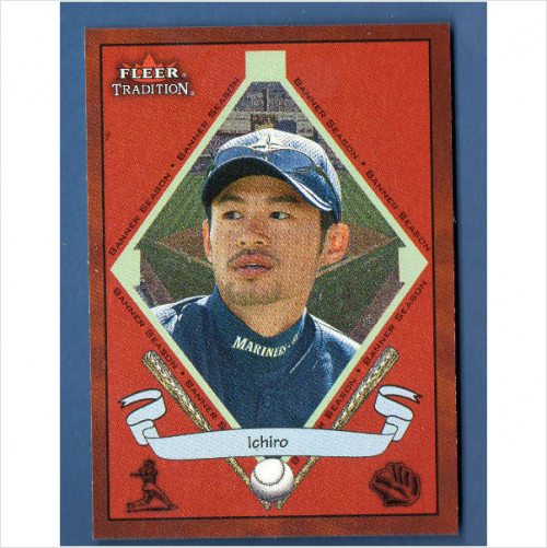 2002 Fleer Tradition #487 Ichiro Suzuki BNR