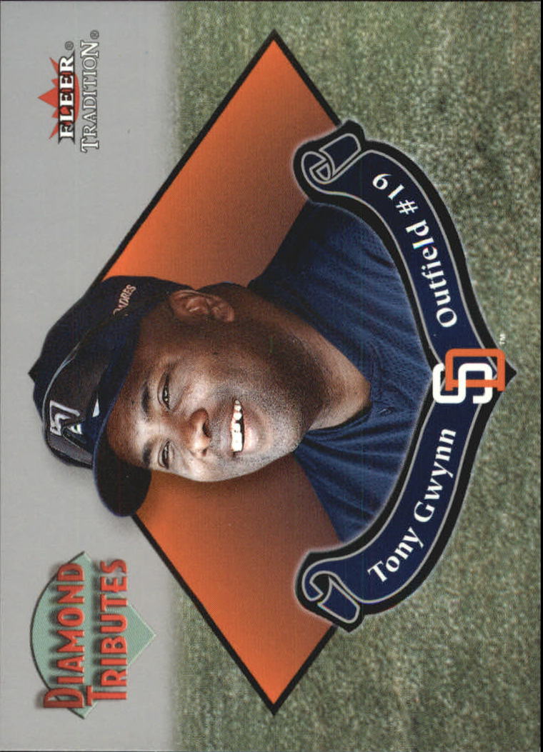 2002 Fleer Tradition Diamond Tributes #2 Tony Gwynn