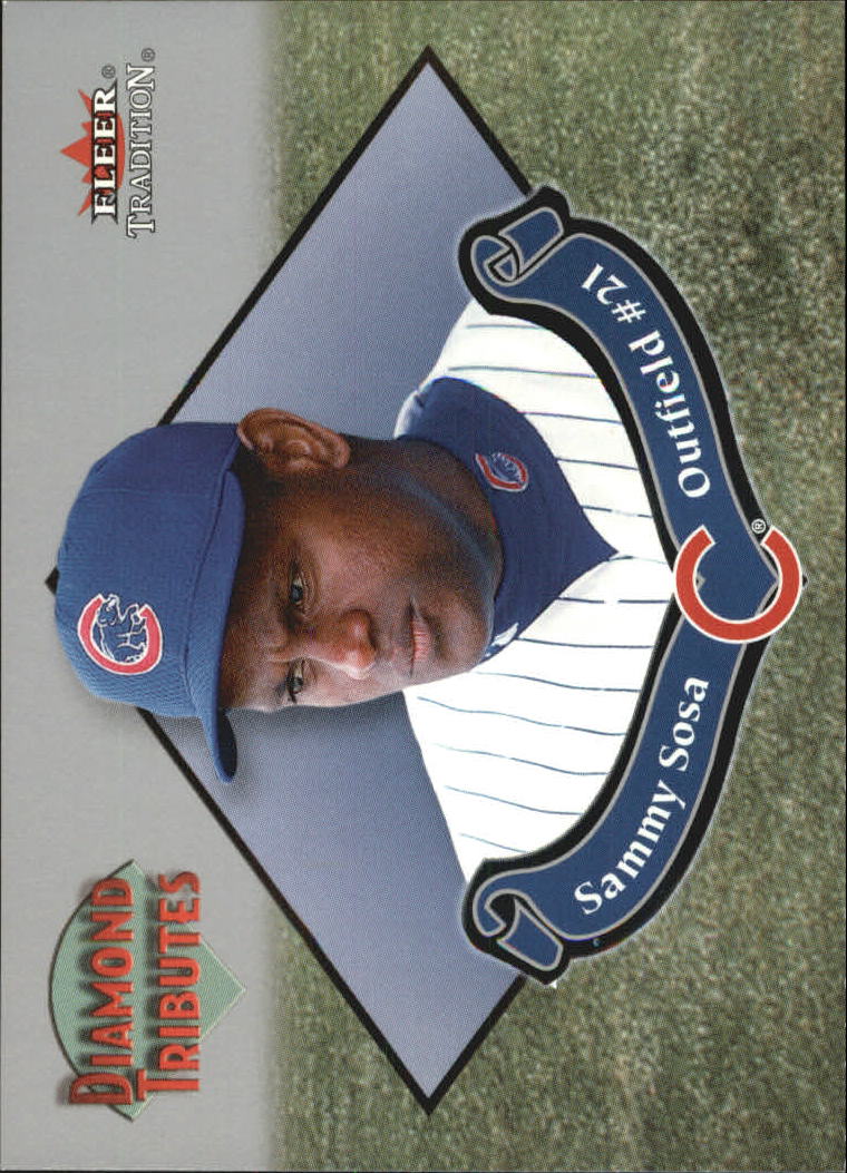 2002 Fleer Tradition Diamond Tributes #6 Sammy Sosa
