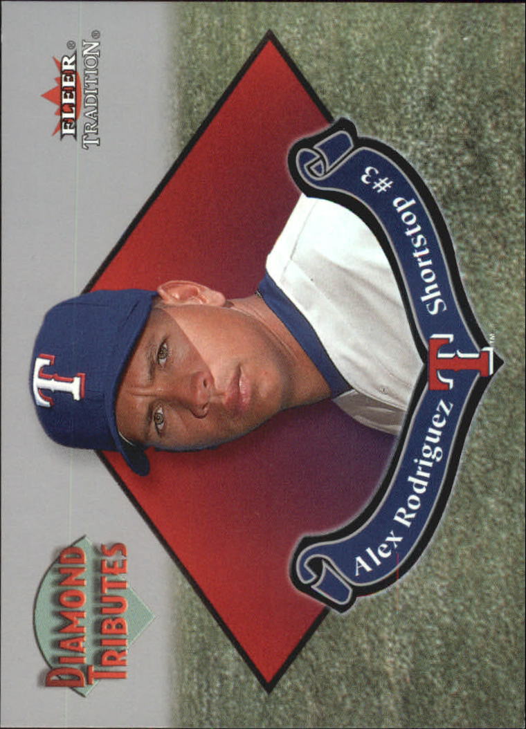 2002 Fleer Tradition Diamond Tributes #10 Alex Rodriguez