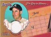2002 Fleer Tradition This Day in History Game Used #15 Greg Maddux Jsy/100