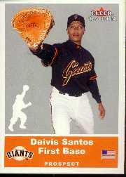 2002 Fleer Tradition Update #U7 Deivis Santos SP